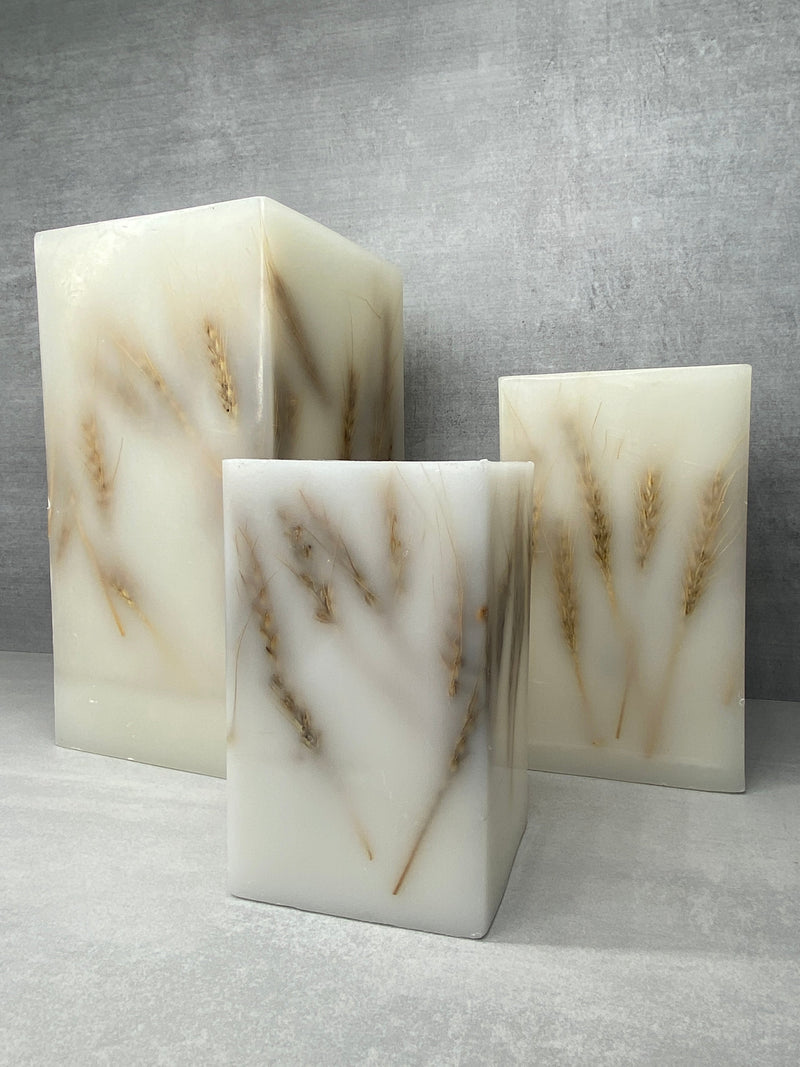 Porte Bougies Blé (Set de 3)