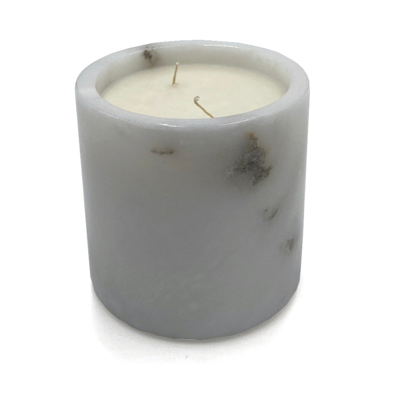 Bougie Marbre Blanc